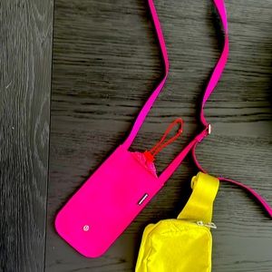 Two Lululemon crossbody bags